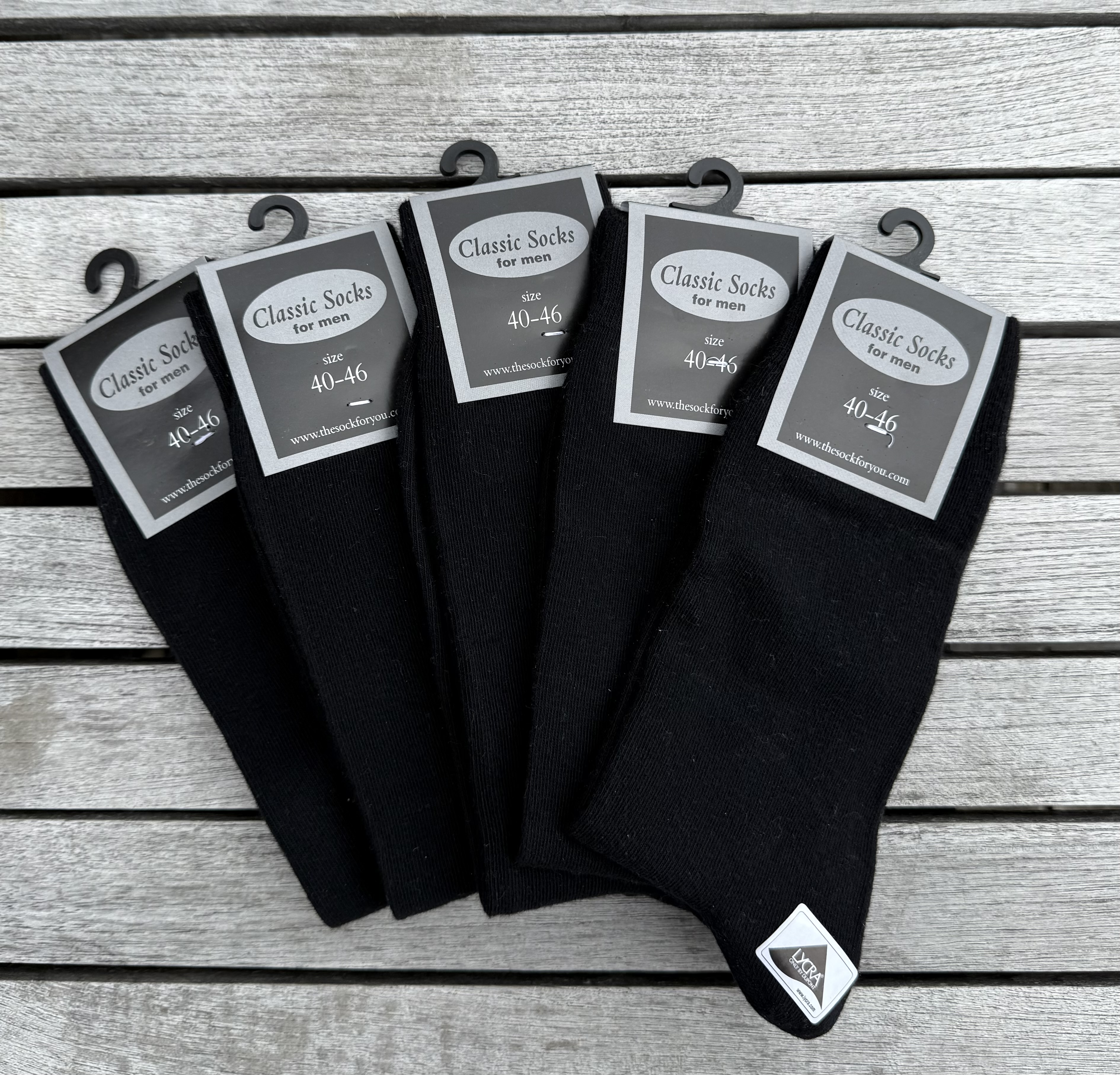 Enfärgad herrstrumpa 5-pack - 2