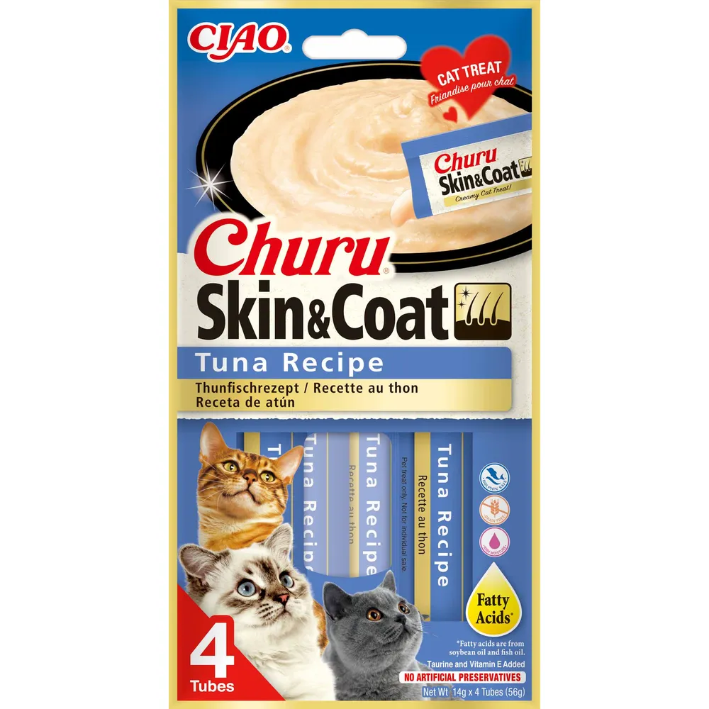 Churu Skin & Coat Tuna 4-pack