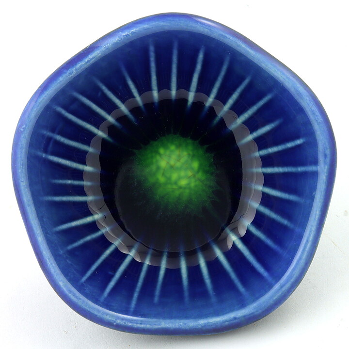 カールハリー・スタルハーネ  Anemoneシリーズ  八角形の器  Bowl  (8cm)  1960年代 (2)