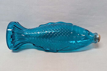 Fish Carafe Glass 28x12 cm