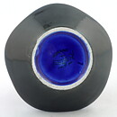 Carl-Harry Stålhane (Anemone 1960s) Blue Five-Sided Bowl with Linear Relief 8 cm (5)
