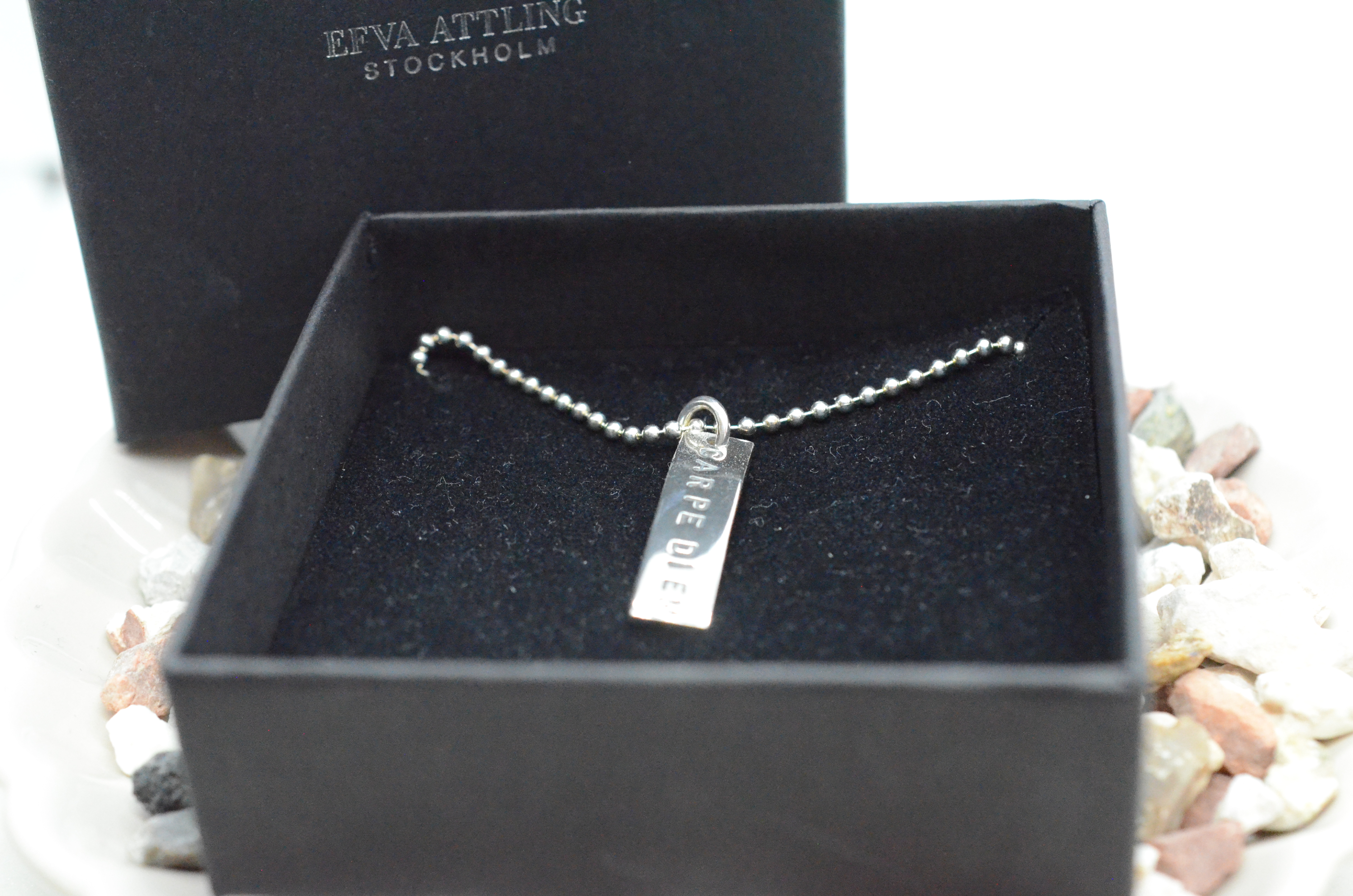 Second Hand Efva Attling silver necklace "Carpe Diem" - 3