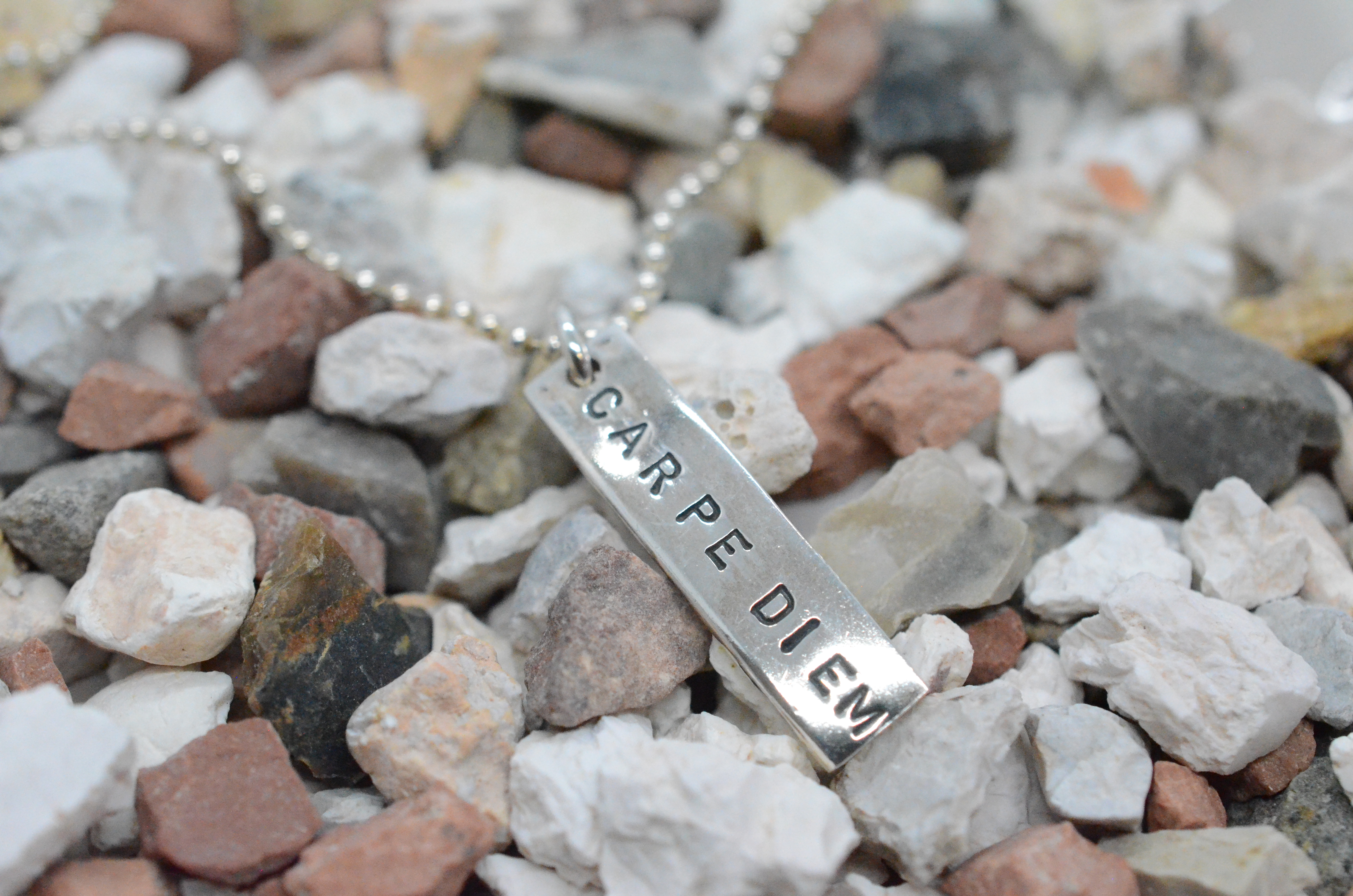 Second Hand Efva Attling silver necklace "Carpe Diem"