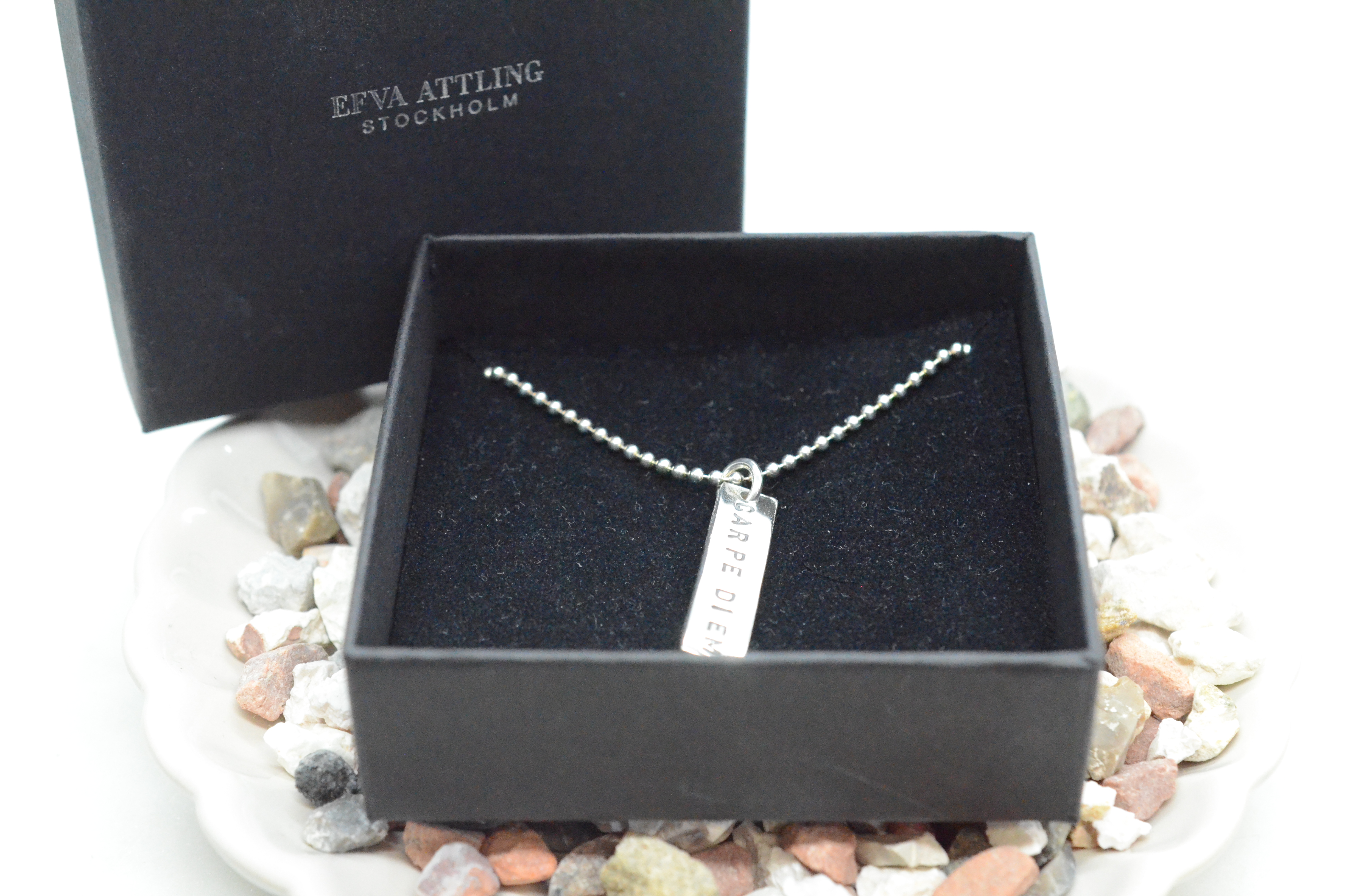 Second Hand Efva Attling silver necklace "Carpe Diem" - 2