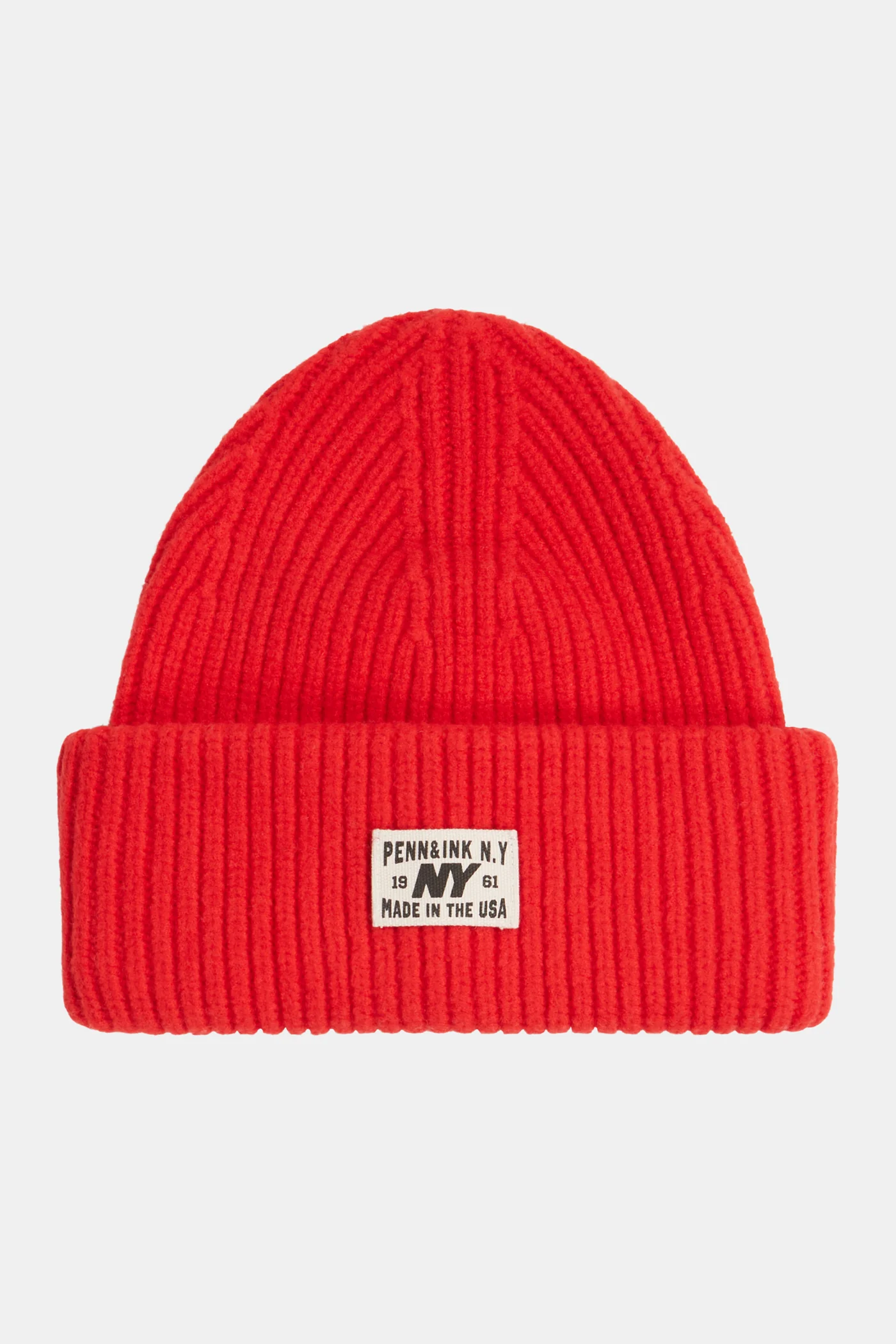 Penn & Ink NY -  Beanie  Tomato  - 2