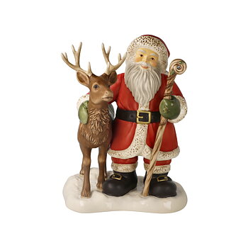 Goebel Årstomte 2025 - Limited Edition - Santa and the King of the Woods