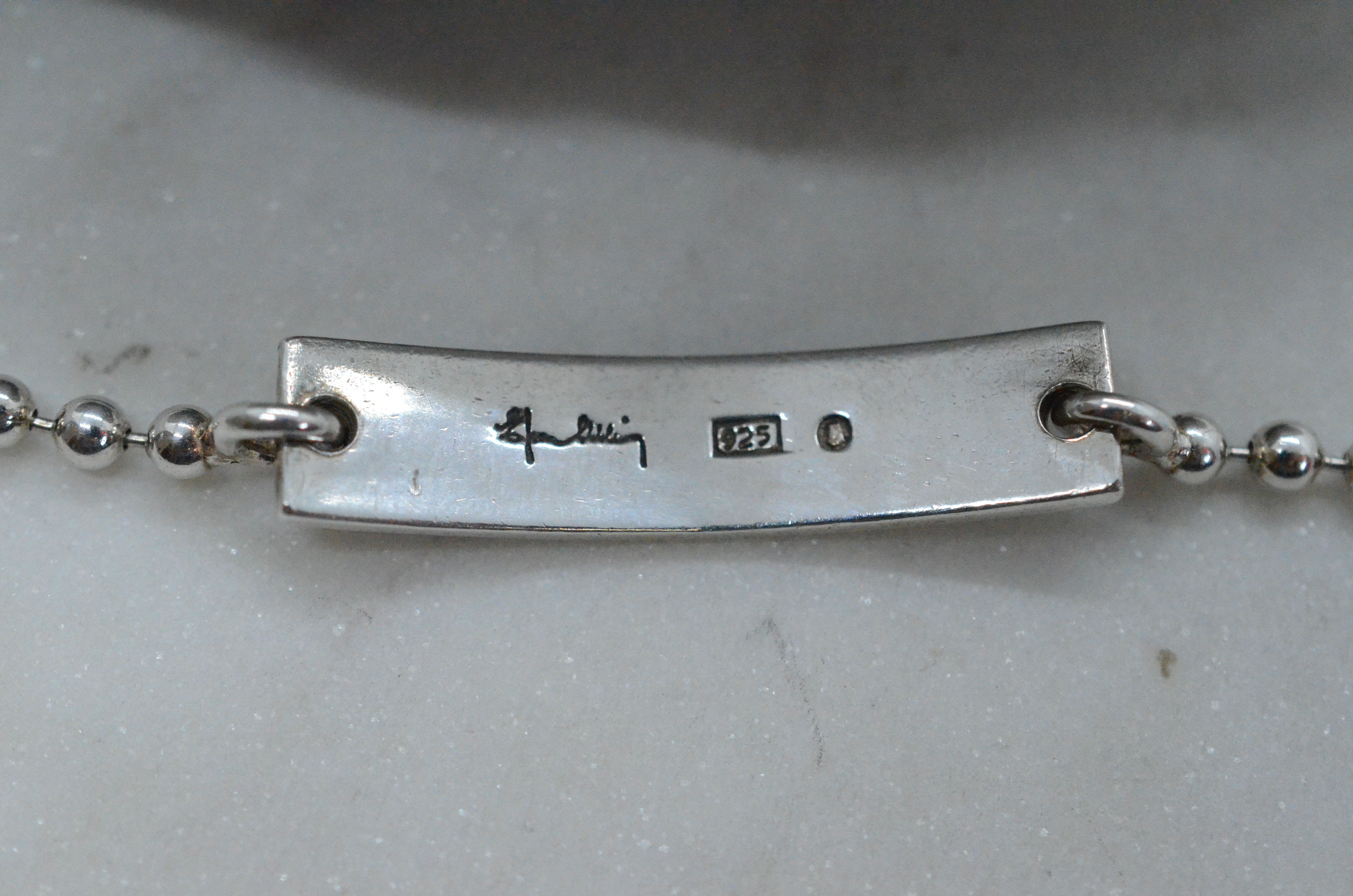 Second Hand Efva Attling silver bracelet "Carpe Diem" - 3