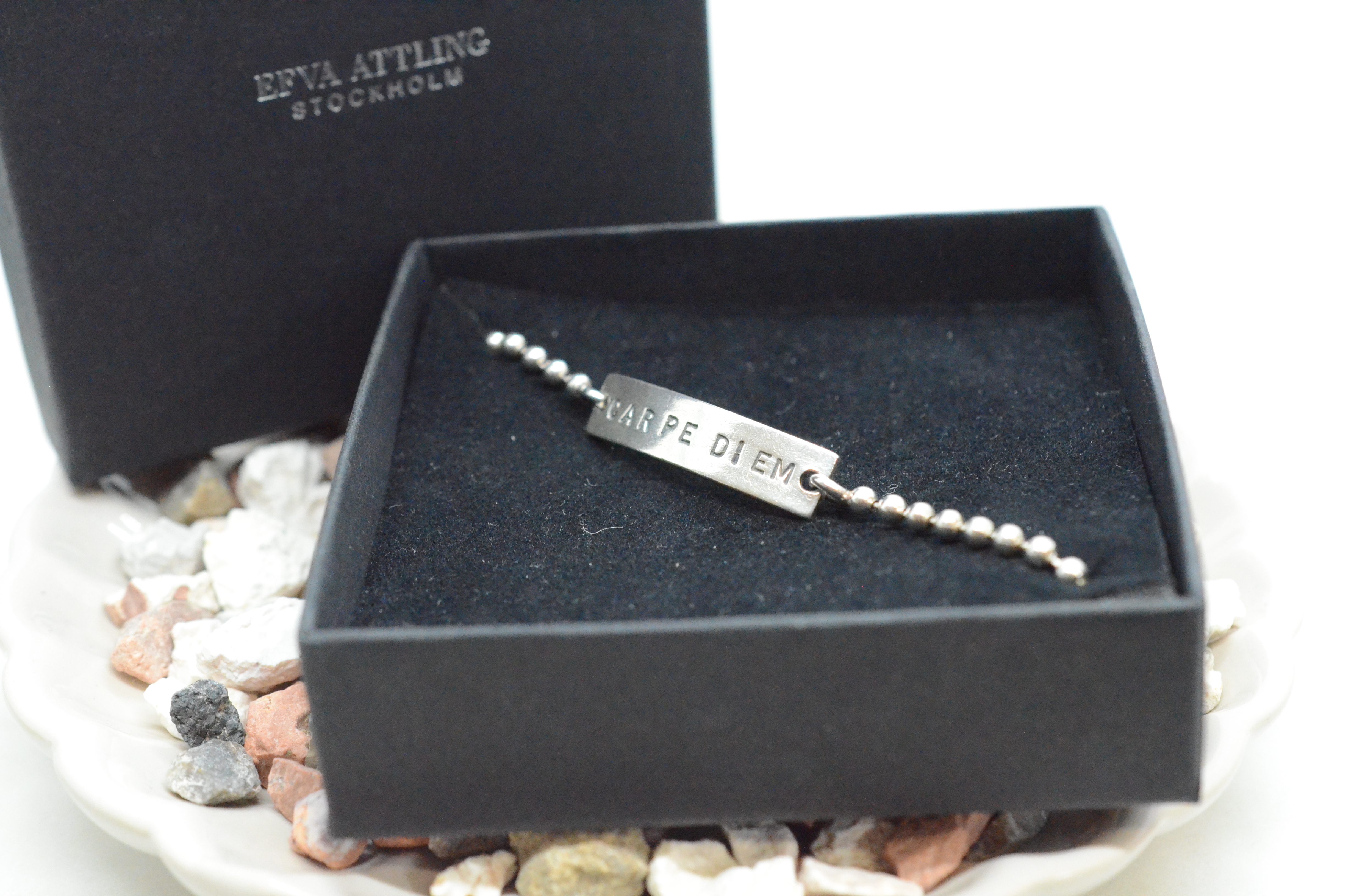Second Hand Efva Attling silver bracelet "Carpe Diem" - 2