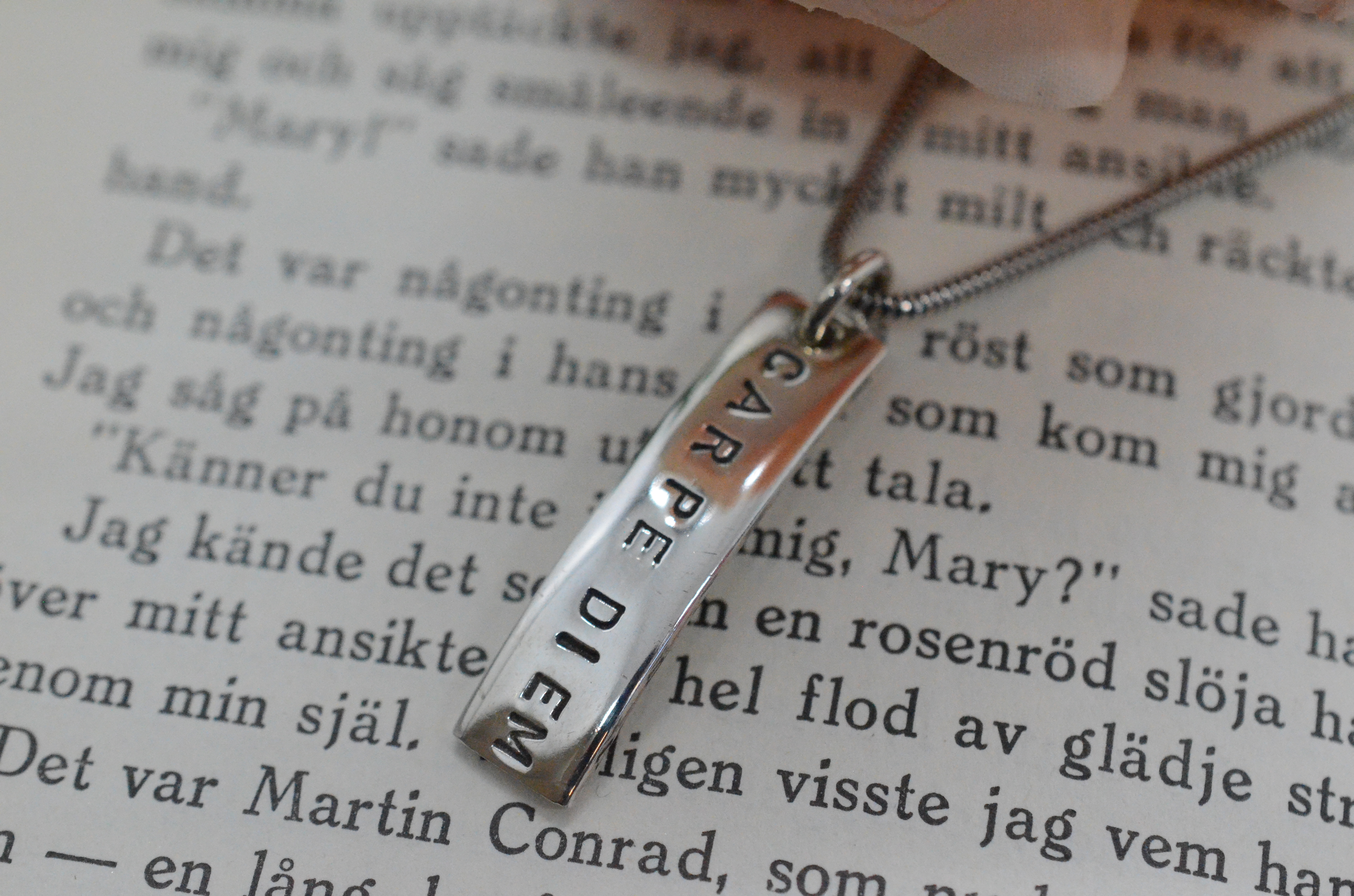 Second Hand Efva Attling silverhalsband "Carpe Diem" - 2
