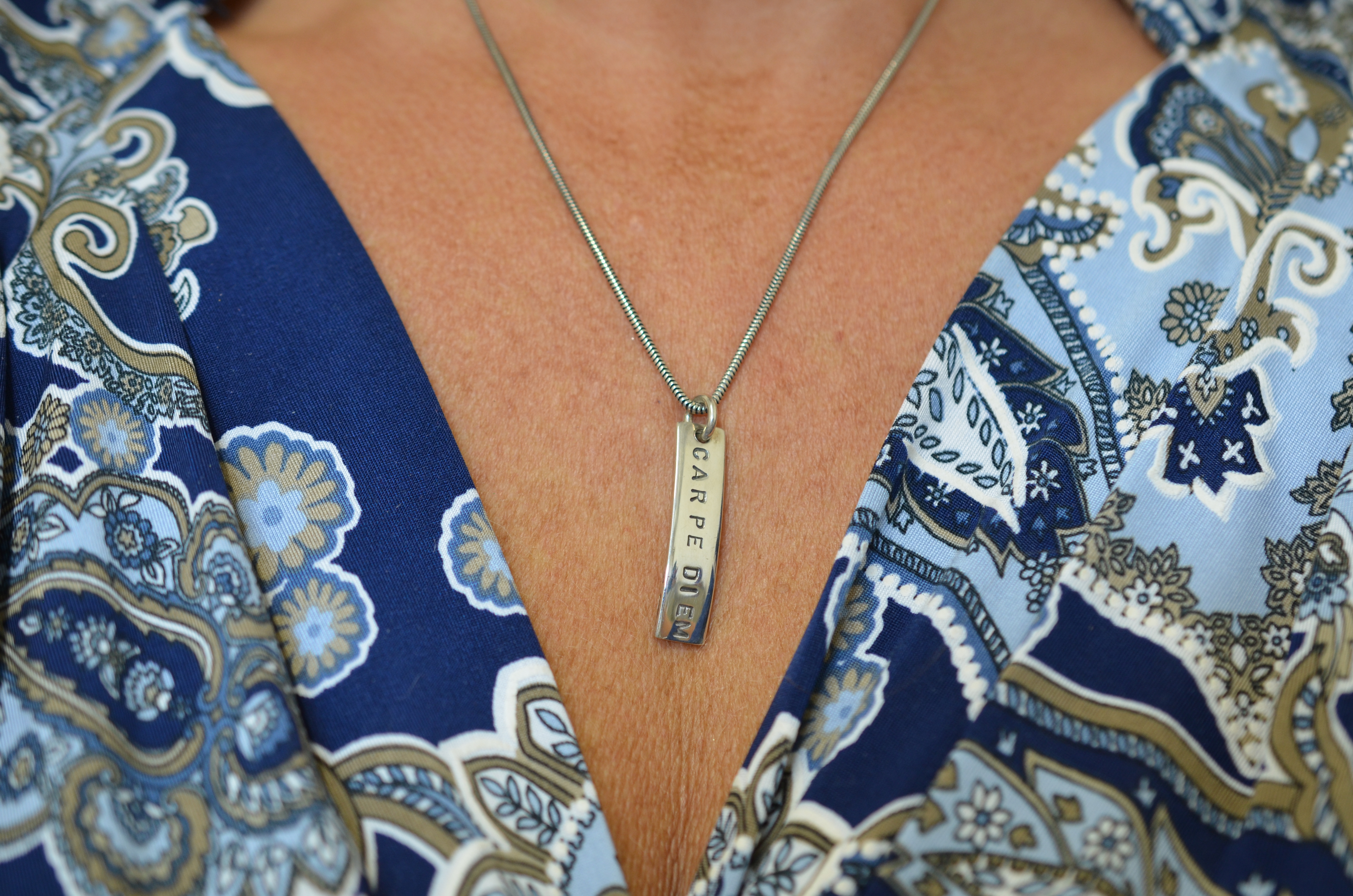 Second Hand Efva Attling silverhalsband "Carpe Diem" - 3