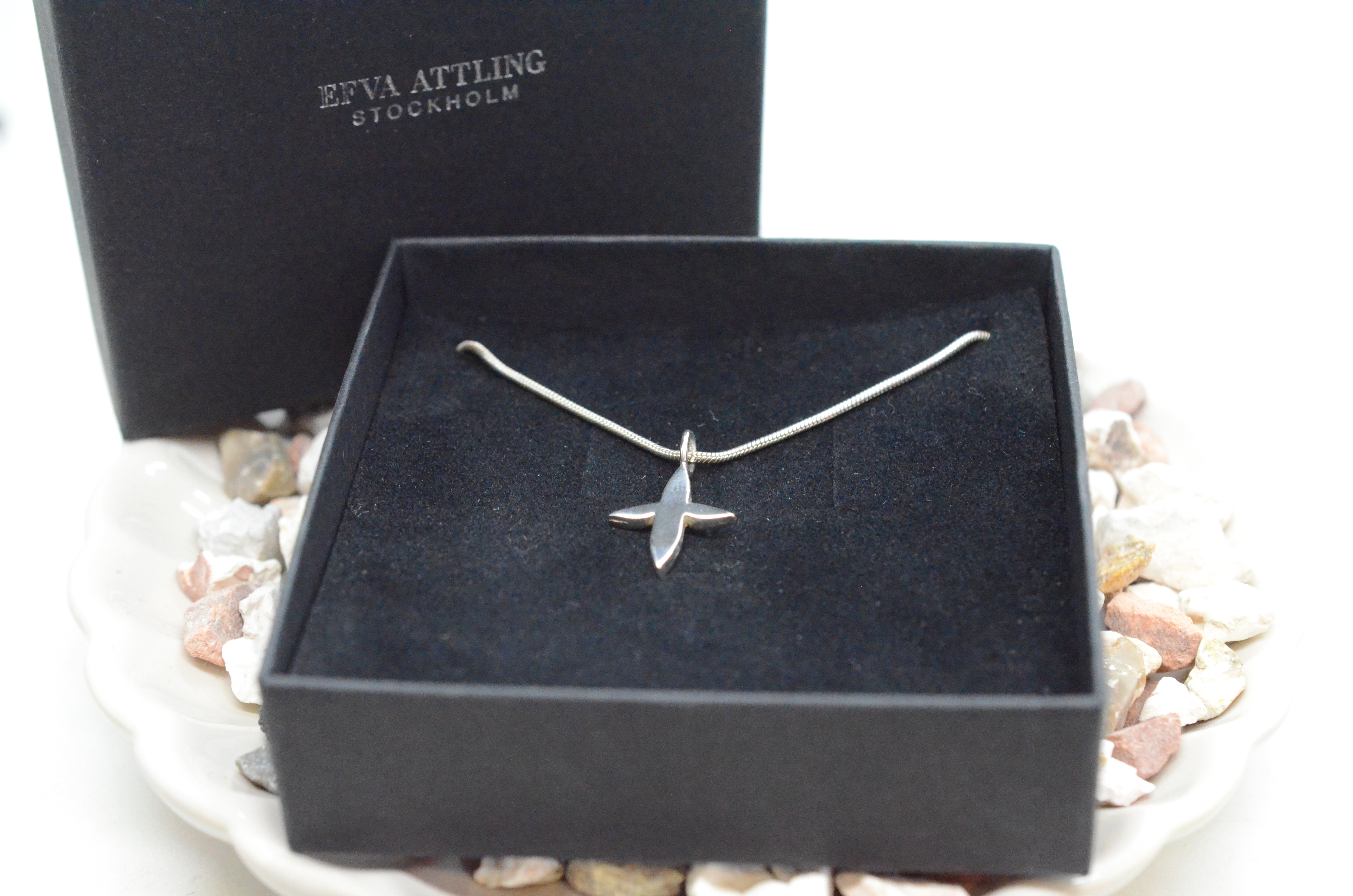 Second Hand Efva Attling silver necklace "Orchid Ear" - 4