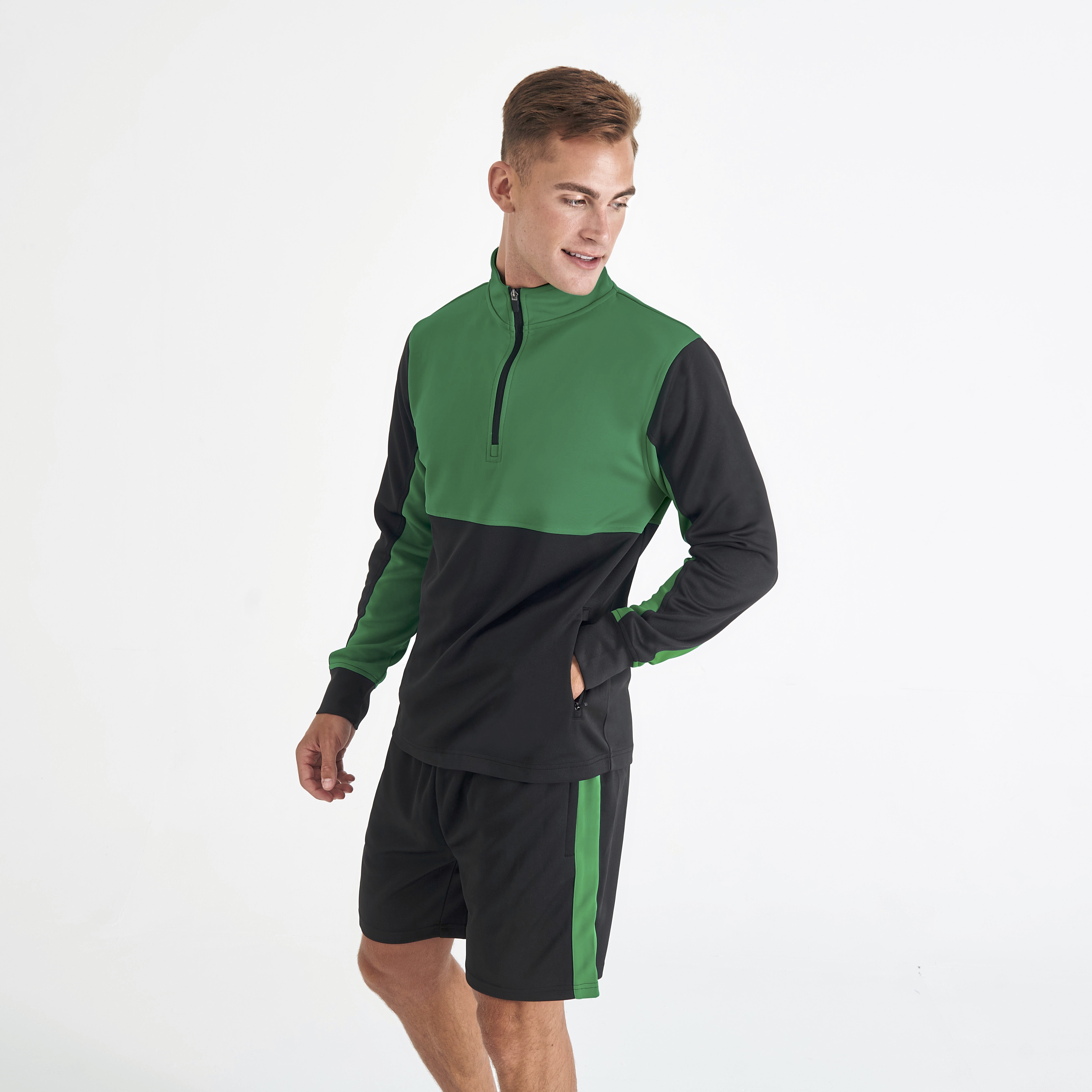 Adults 1/4 Zip Tracksuit Top