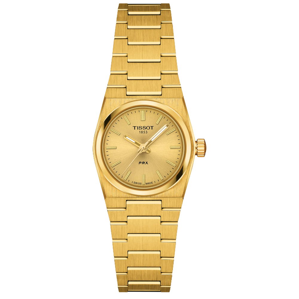 T137.010.33.021.00 Tissot PRX 25 Guld