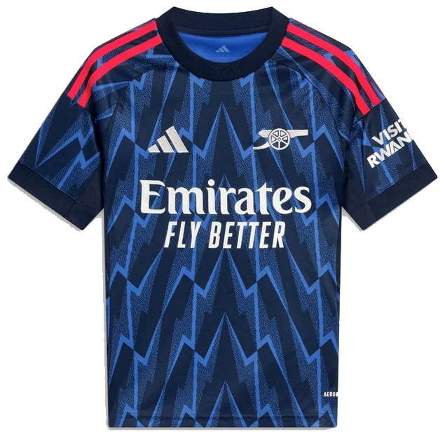 2025/2026 ARSENAL ADIDAS BORTATRÖJA KORTÄRMAD - JUNIOR
