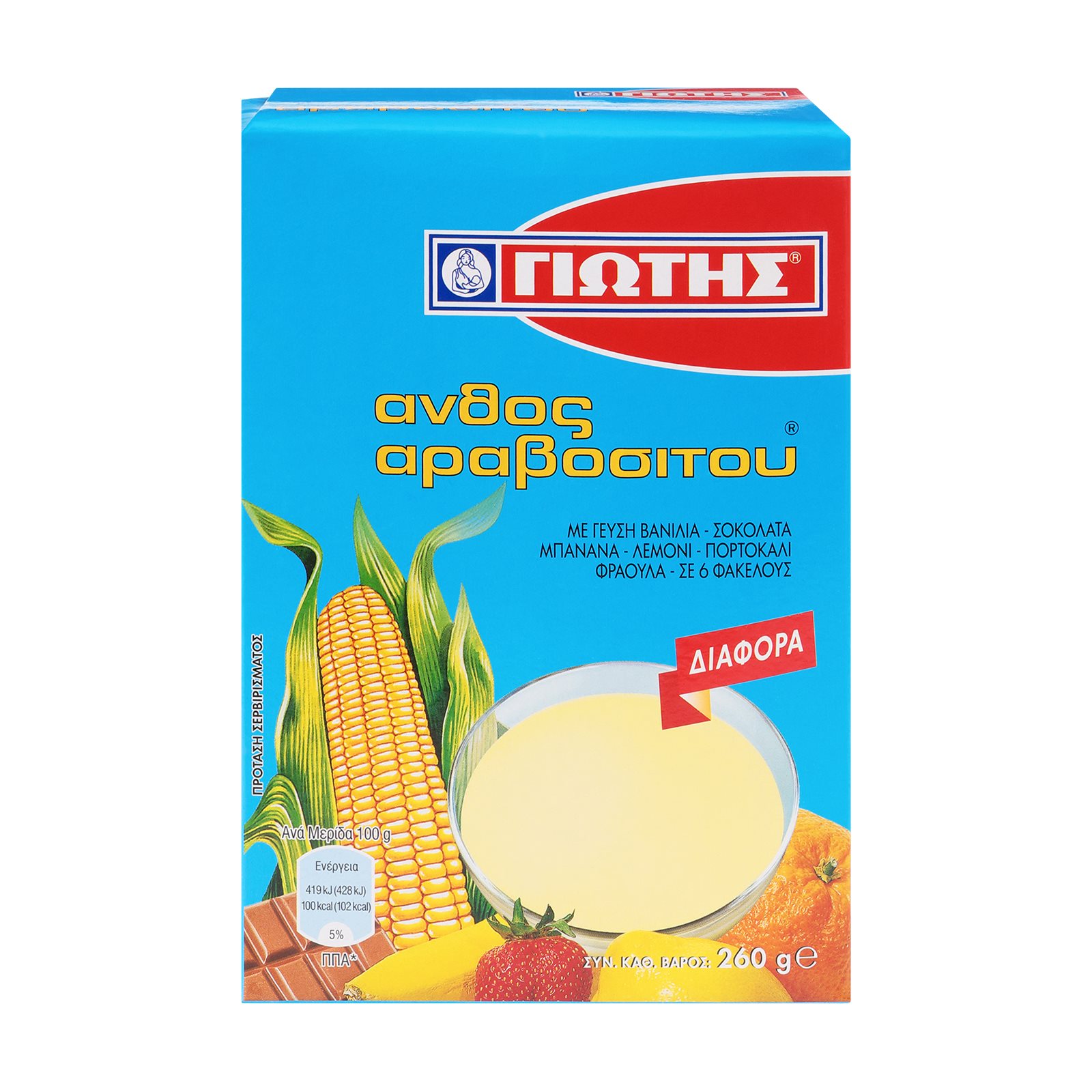 Corn mixed flavors cream 260g jotis