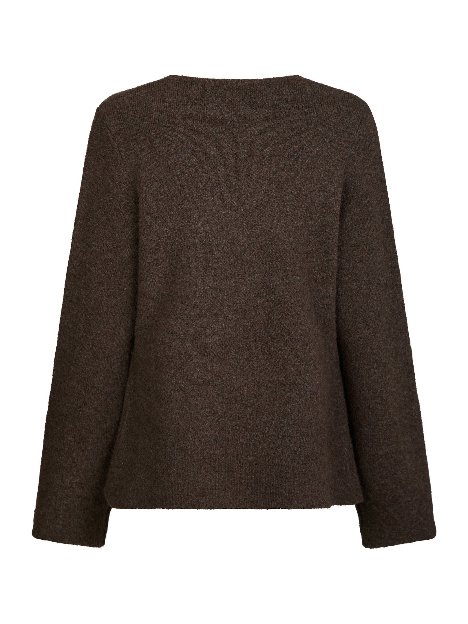 Neo Noir  - Marie Louise Knit Cardigan Brown Melange - 7