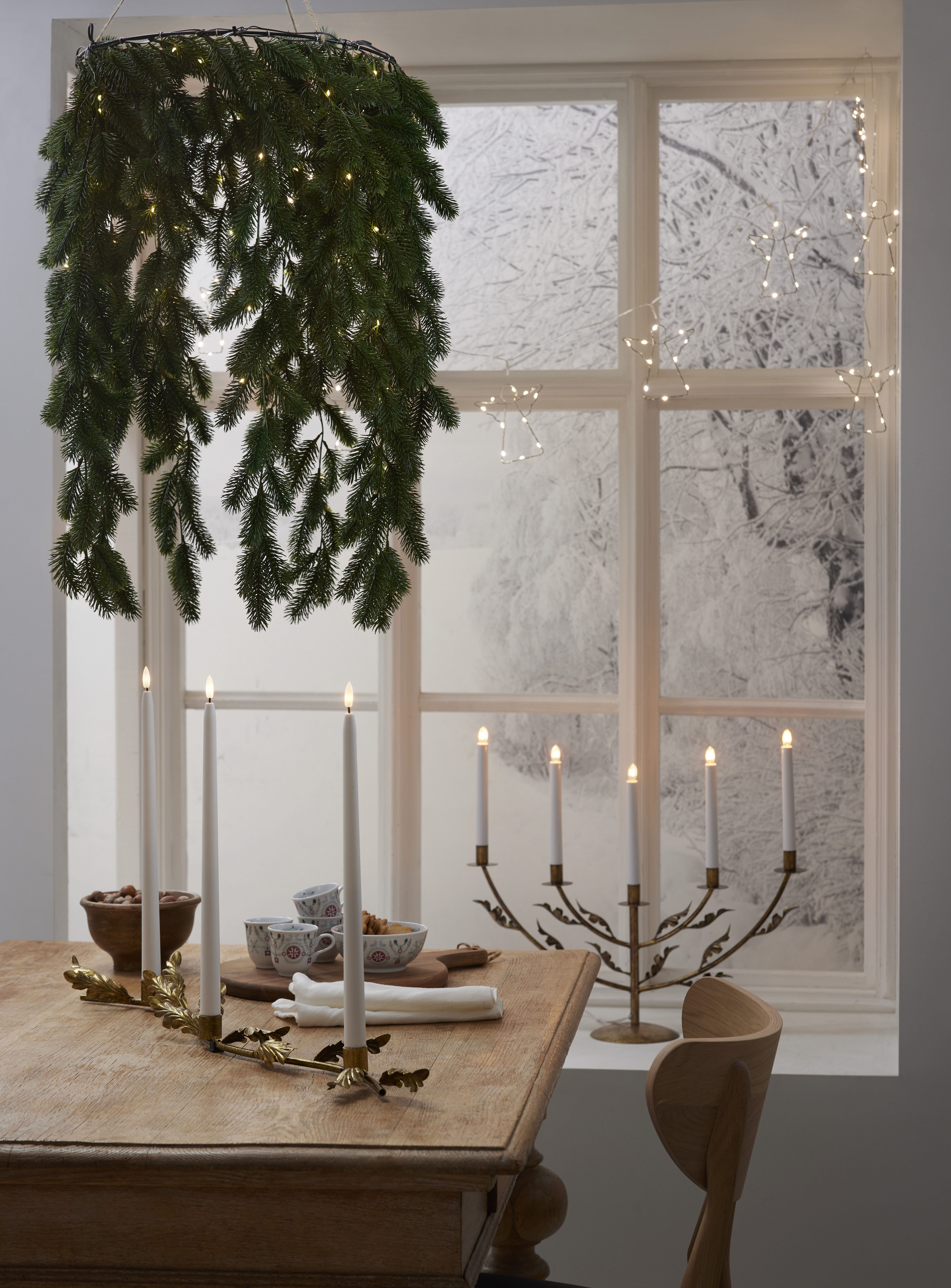 Battery-powered fairy lights with angels - Metal - Timer - 175 cm - 6