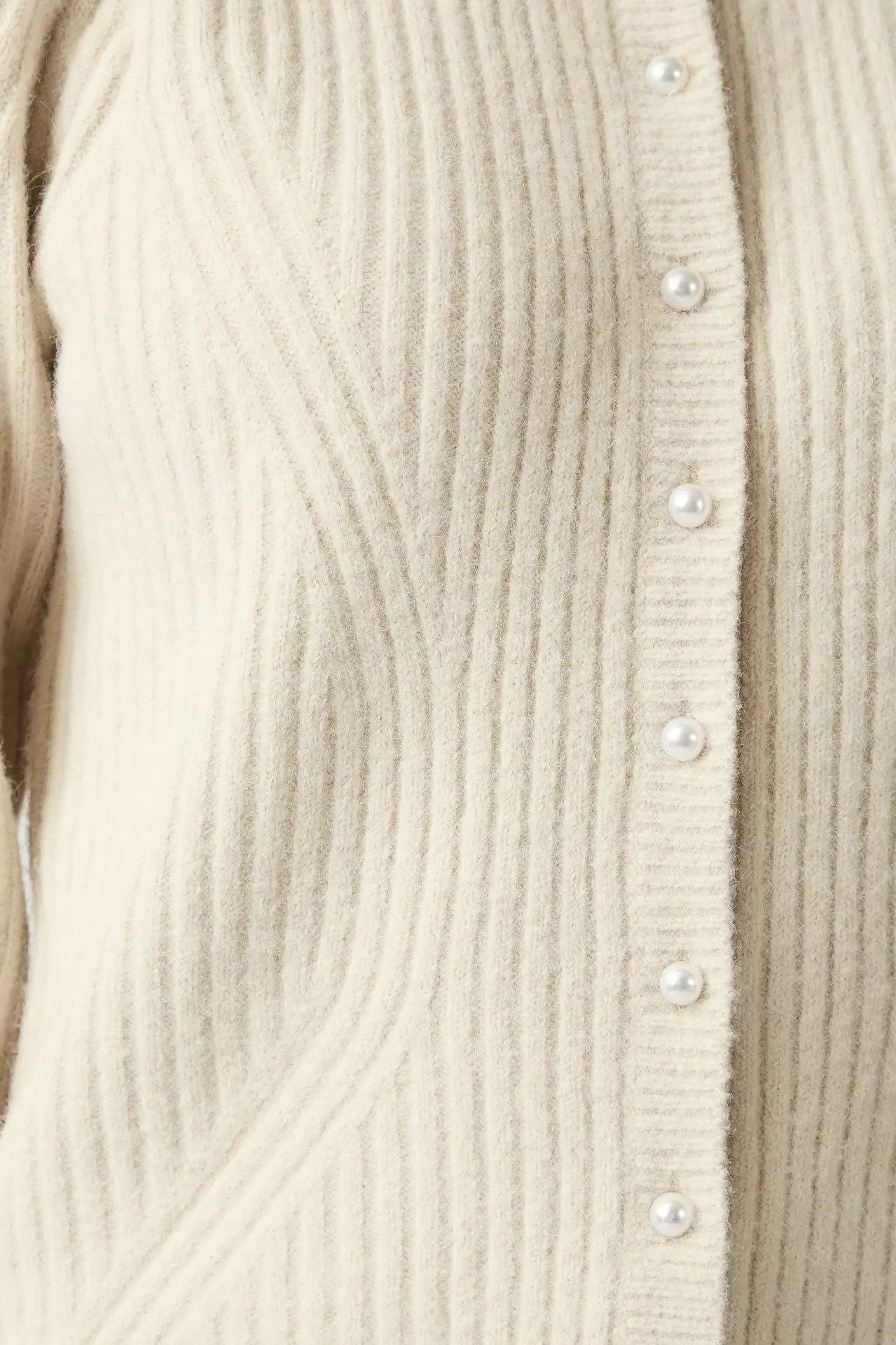 Neo Noir  - Puli Knit Cardigan  Ivory - 4
