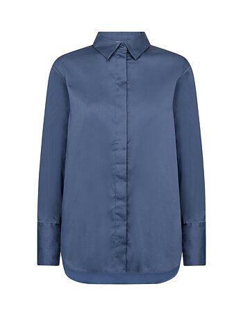 Leveté Room - Isla Solid 7 Shirt Vintage Indigo