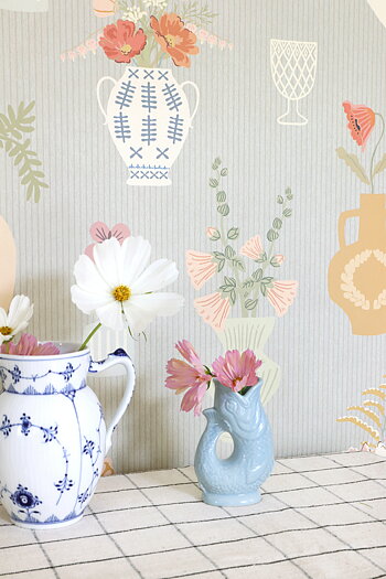 FLORAL DAIQUIRI MORNING HAZE BLUE