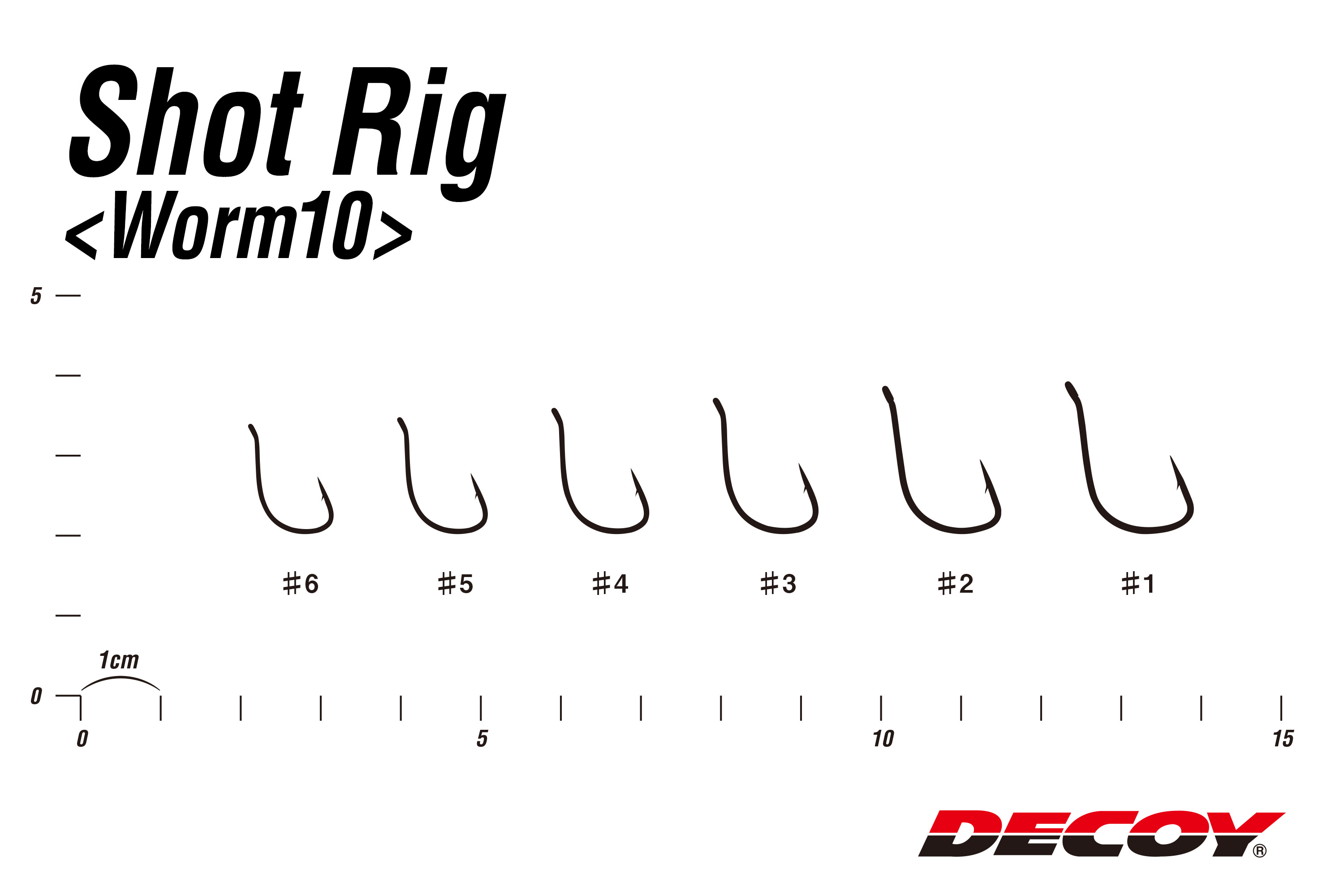 Decoy Shot Rig Worm 10 - 3