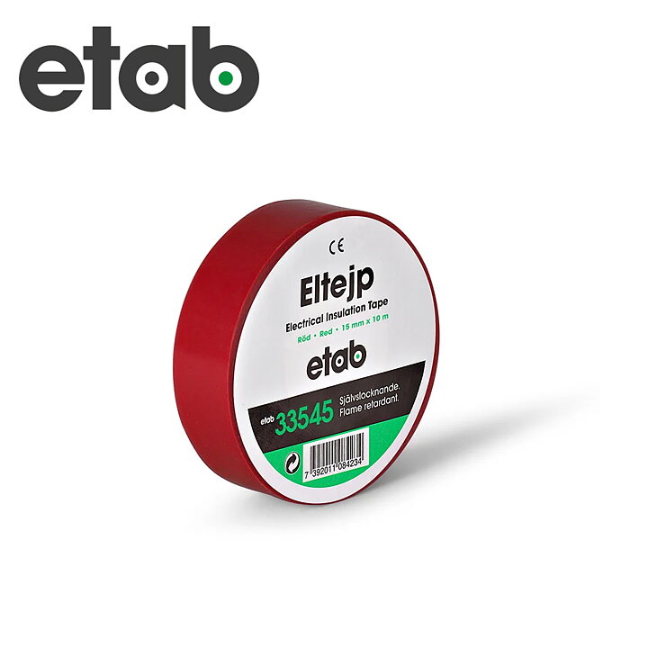 product-image Sähköteippi Etab 15mmx10m Punainen