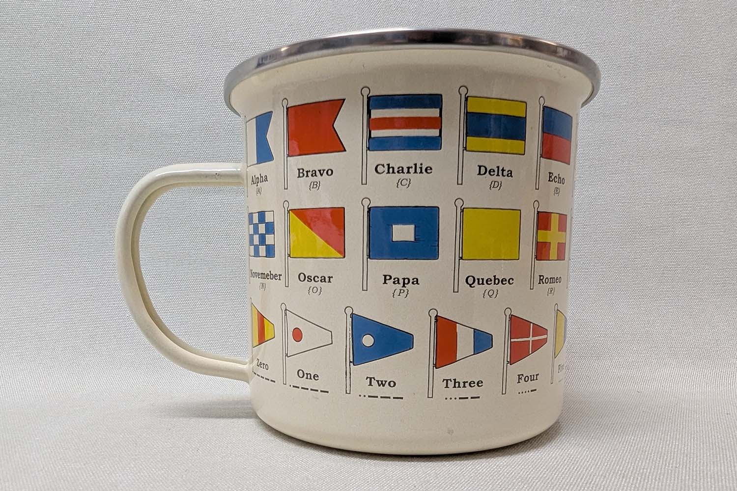 Nautical Flags Enamel Mug 500 ml - 3