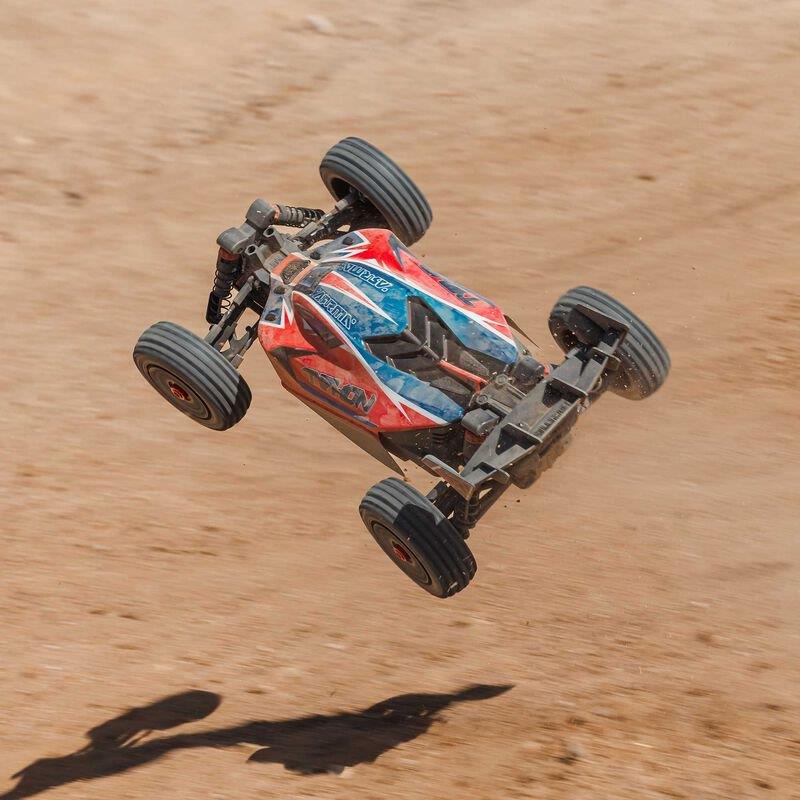 ARRMA 1/8 TYPHON 223S DSC 4X4 RTR Brushless Buggy, Red - 6