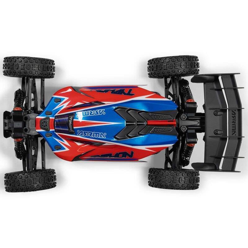 ARRMA 1/8 TYPHON 223S DSC 4X4 RTR Brushless Buggy, Red - 14