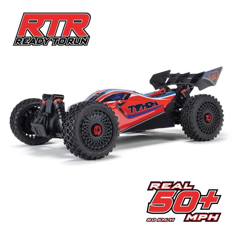 ARRMA 1/8 TYPHON 223S DSC 4X4 RTR Brushless Buggy, Red - 19