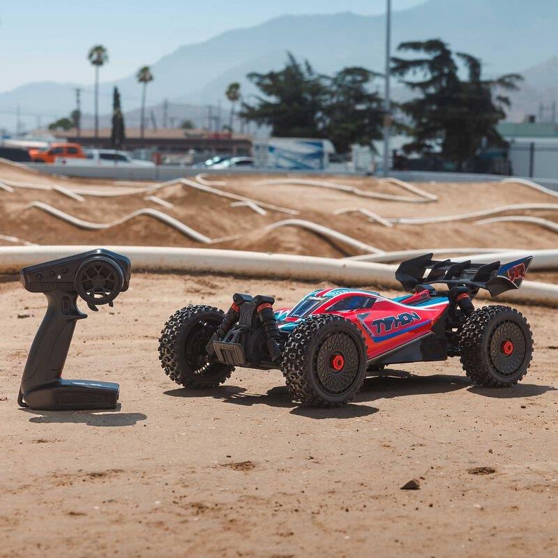 ARRMA 1/8 TYPHON 223S DSC 4X4 RTR Brushless Buggy, Red - 10