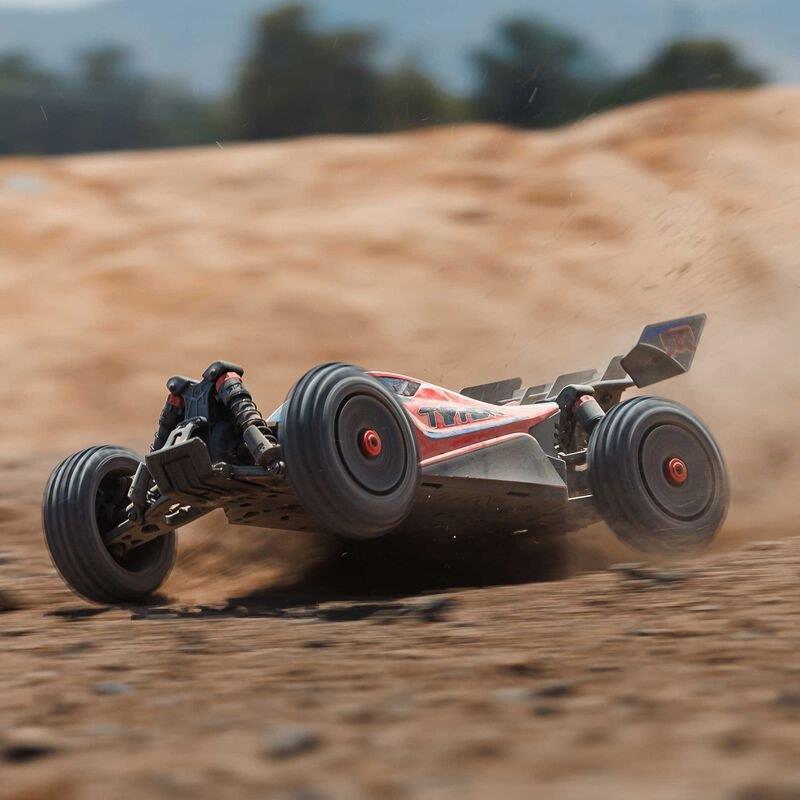 ARRMA 1/8 TYPHON 223S DSC 4X4 RTR Brushless Buggy, Red - 7