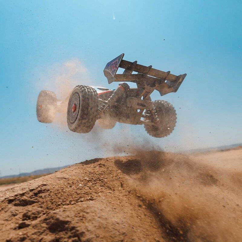 ARRMA 1/8 TYPHON 223S DSC 4X4 RTR Brushless Buggy, Red - 4