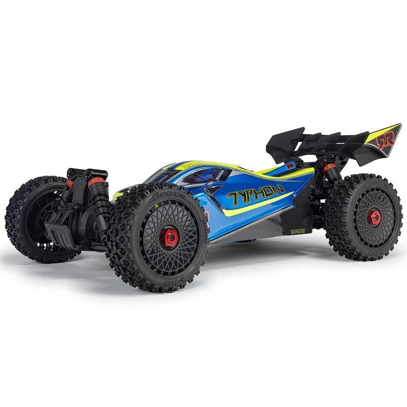 ARRMA 1/8 TYPHON 223S DSC 4X4 RTR Brushless Buggy, Blue - 2