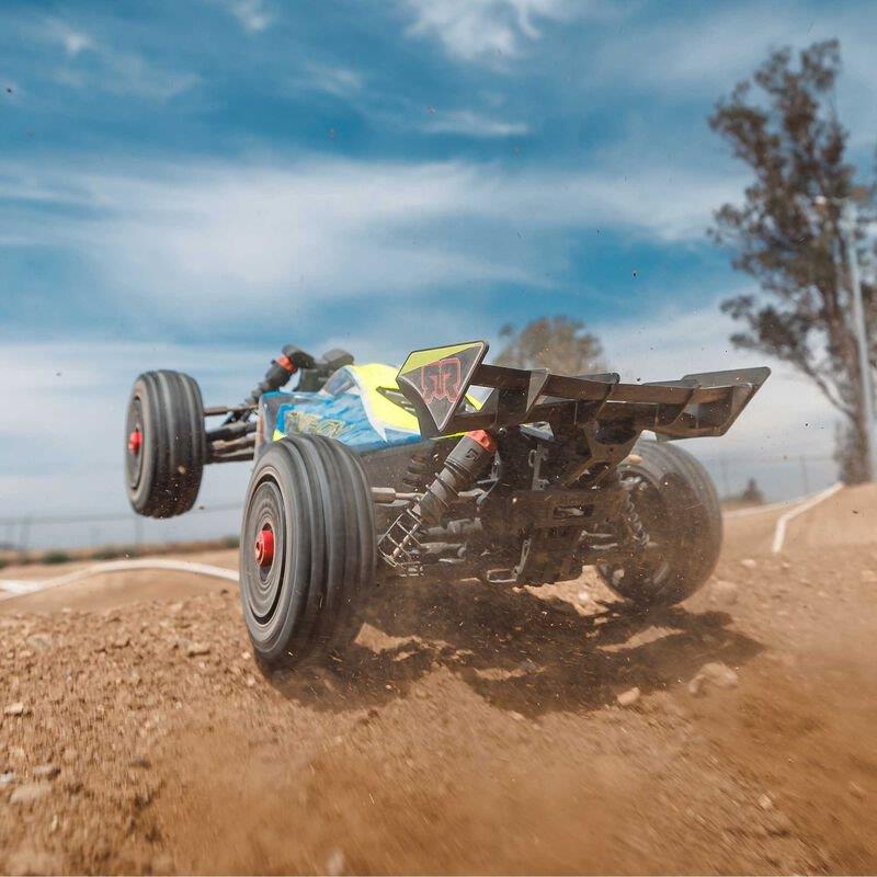 ARRMA 1/8 TYPHON 223S DSC 4X4 RTR Brushless Buggy, Blue - 6