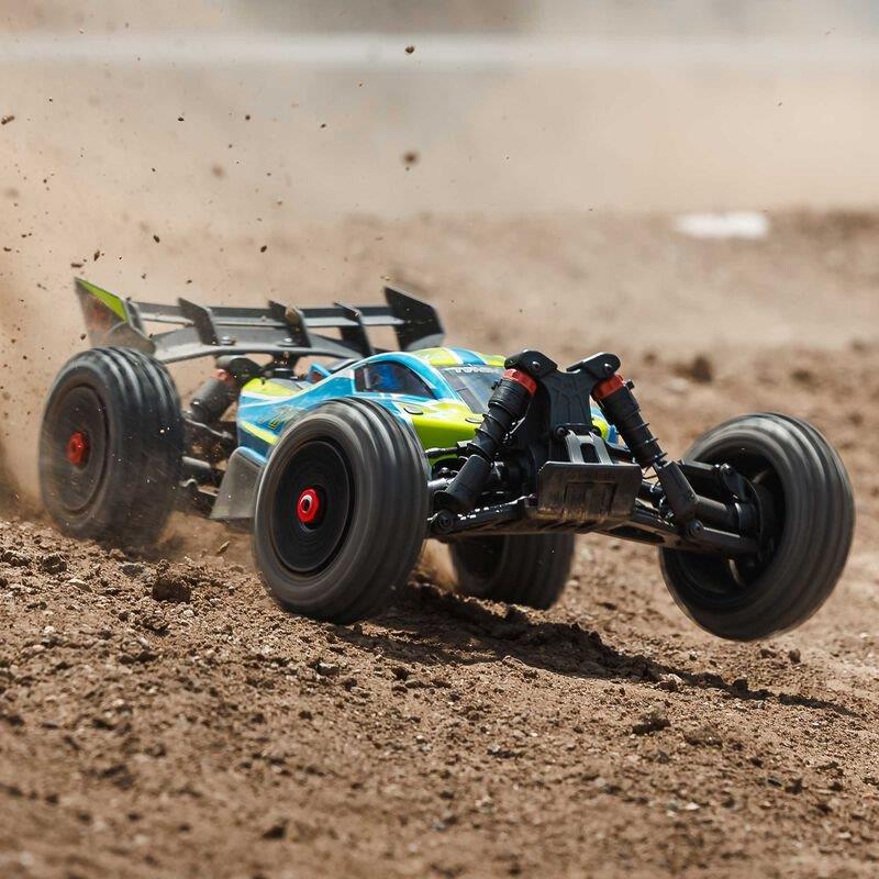 ARRMA 1/8 TYPHON 223S DSC 4X4 RTR Brushless Buggy, Blue - 4