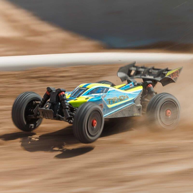 ARRMA 1/8 TYPHON 223S DSC 4X4 RTR Brushless Buggy, Blue