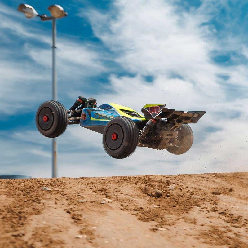 ARRMA 1/8 TYPHON 223S DSC 4X4 RTR Brushless Buggy, Blue - 7