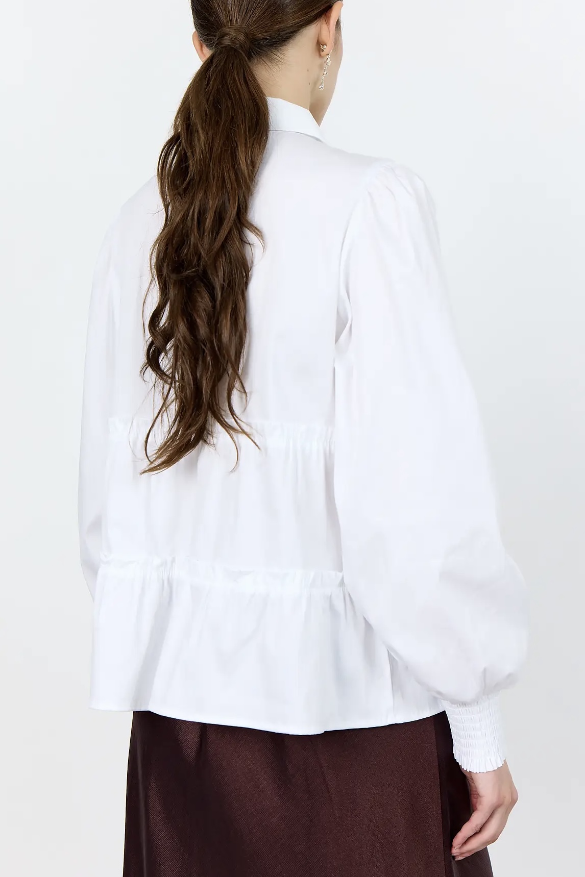 Leveté Room - Isla Solid 95 Shirt White - 3
