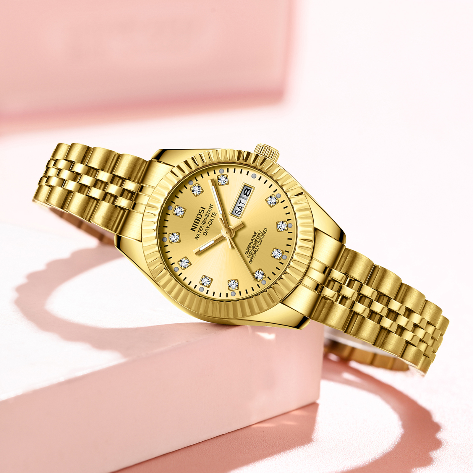 Nibosi Millbury Day-Date Gold - 8