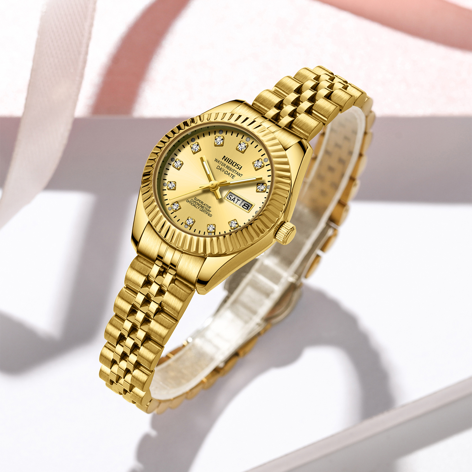 Nibosi Millbury Day-Date Gold - 9