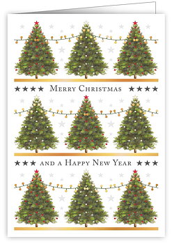 Christmas Trees With Strings Of Light, Mac Classic