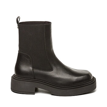 Steve Madden  - Churro Boot Black Leather