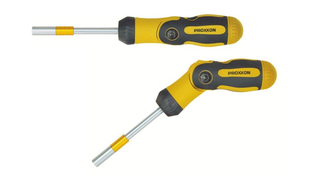 Proxxon Foldable screwdriver with ratcheting function 1/4inch
