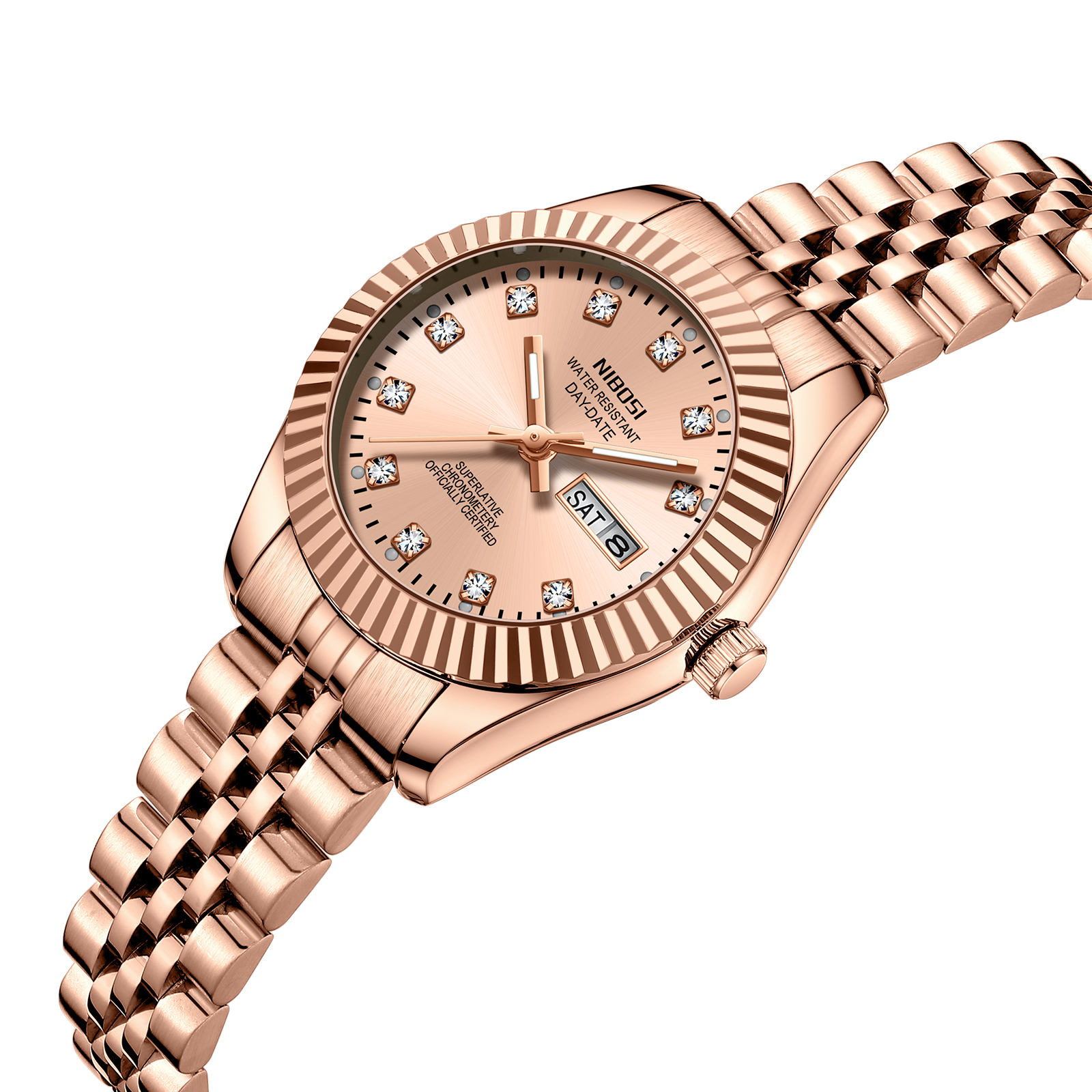 Nibosi Millbury Day-Date Rose Gold - 2