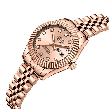 Nibosi Millbury Day-Date Rose Gold