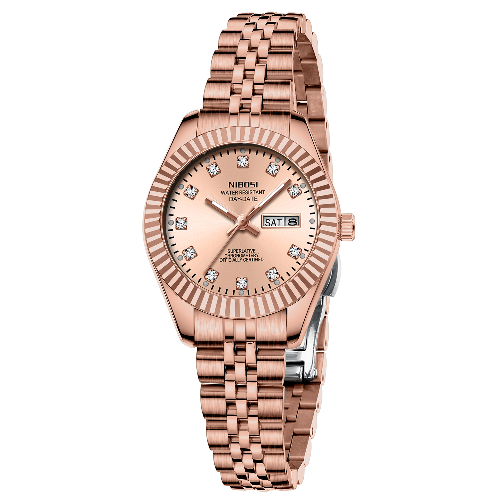 Nibosi Millbury Day-Date Rose Gold - 3