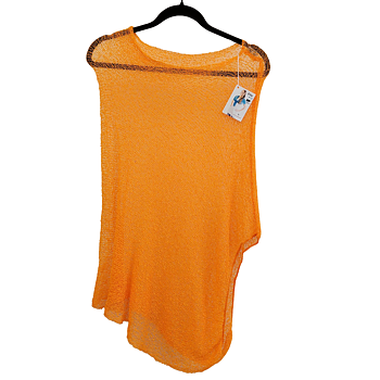 Ulla Jacobsson- Ella- Ponchosjal -Knallorange