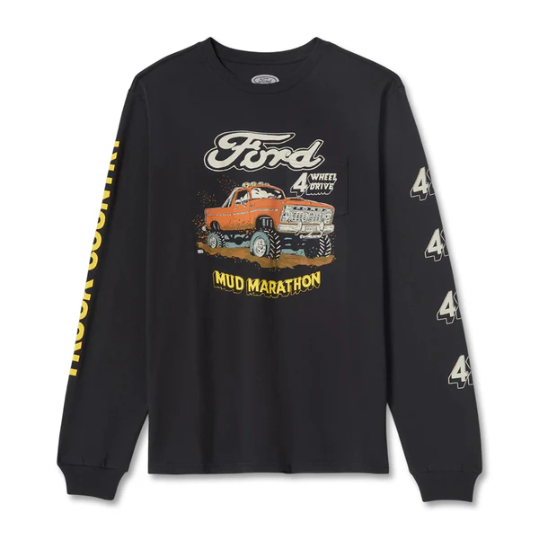 Brixton X Ford mud marathon long sleeve