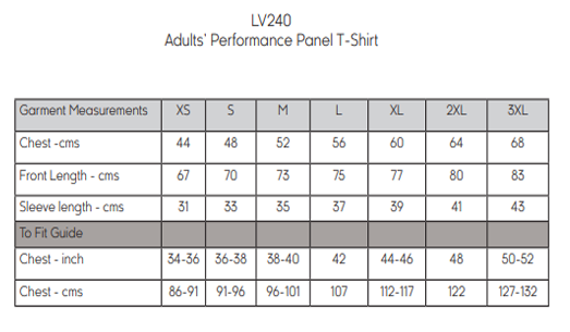 Adult's Performance Panel T-Shirt - 3